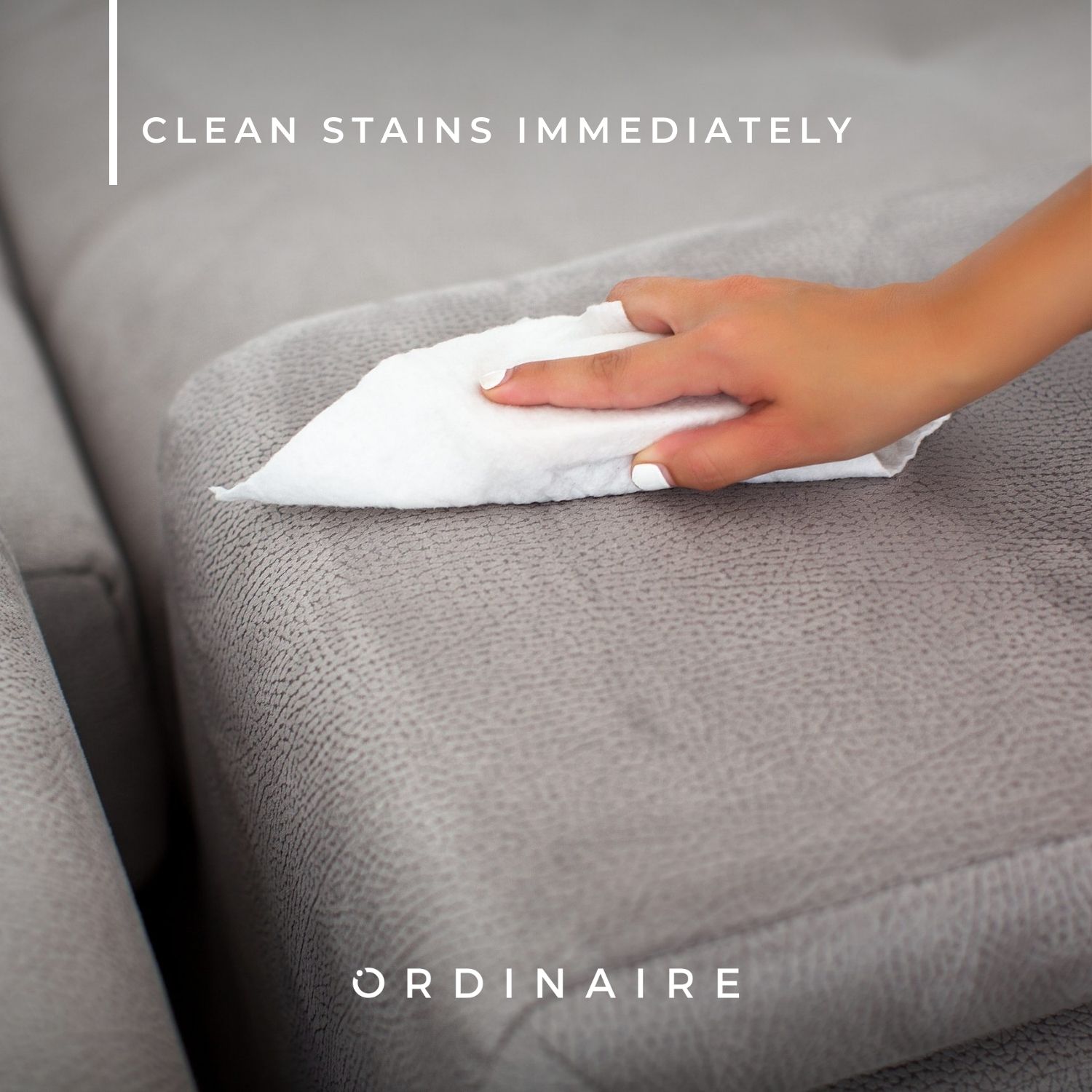 Clean stains on leather sofa at home immediately